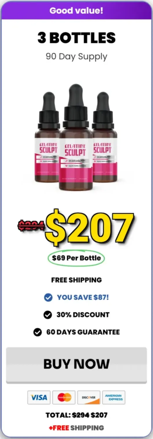 Gelatine Sculpt-3 bottle price